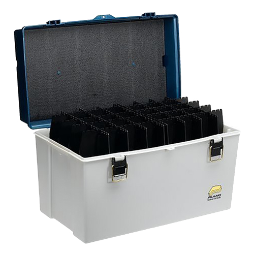 Plano - Plano Big Game Tackle Box - Silver/Blue Metallic