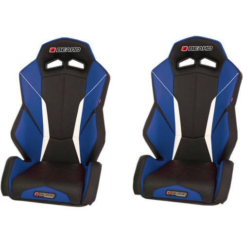 Beard Seats - Beard Seats Torque V2 Front Seats (Pair) - Black/Blue - 852-536
