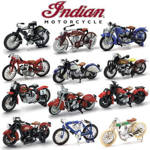 New Ray Toys - New Ray Toys 1:32 Scale Indian 24 Piece Assortment w/ Display Box - 06067S