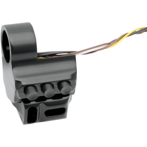 Performance Machine - Performance Machine Contour Hydraulic Clutch 5-Button Switch Housing - Black - 0062-2043-B