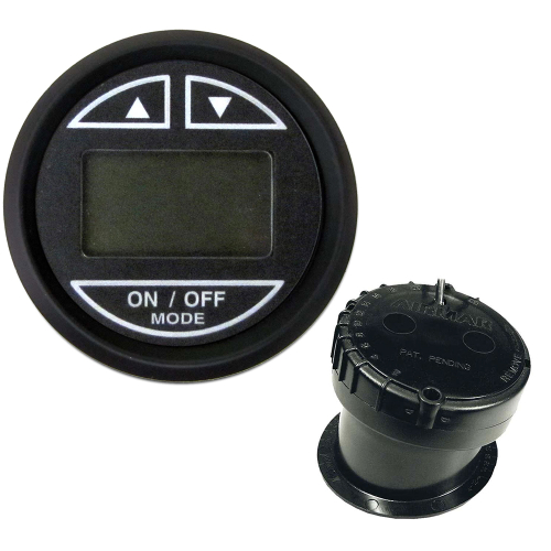 Faria Beede Instruments - Faria Euro Black 2" Depth Sounder w/In-Hull Transducer