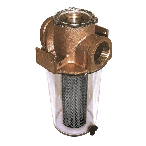 GROCO - GROCO ARG-1250 Series 1-1/4" Raw Water Strainer w/Monel Basket