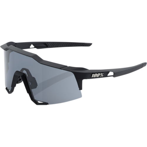 100% - 100% Speedcraft Sunglasses - 61001-102-02 - Black / Smoke Lens - OSFM