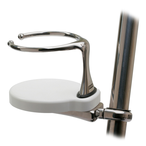 Edson Marine - Edson Clamp-On Drink Holder - Single - White Poly