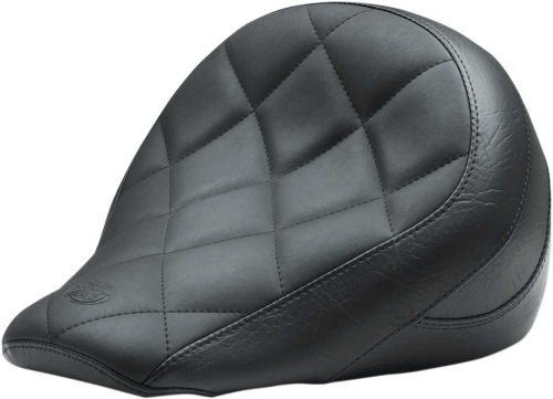 Mustang - Mustang Standard Touring Solo Seat - Black Vinyl - 76842