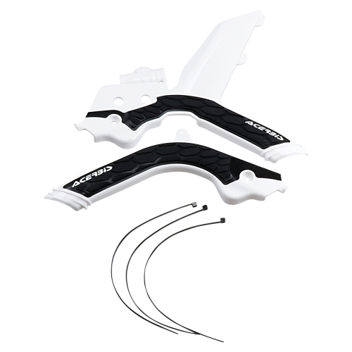 Acerbis - Acerbis X-Grip Frame Guards - White/Black - 2733441035