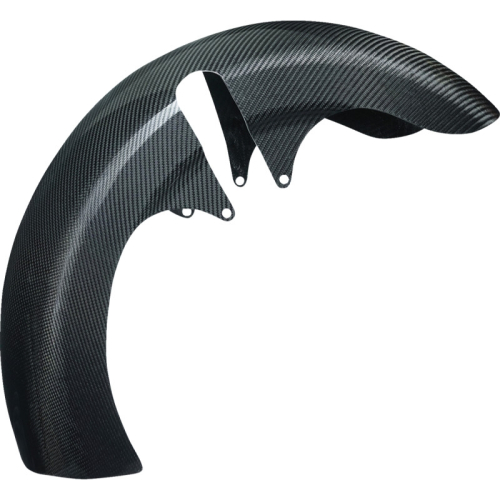 Arlen Ness - Arlen Ness Wrapper Front Fender - Black - 21in. - 210-025