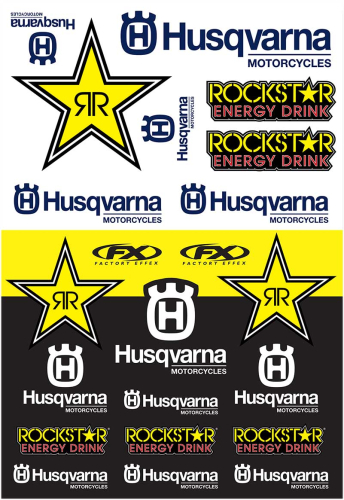 Factory Effex - Factory Effex Universal Graphics Kit - Husqvarna Racing - 22-68632