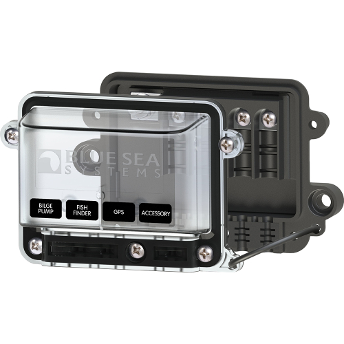 Blue Sea Systems - Blue Sea 2356 Water Resistant BusBar - 100 Amp w/Cover