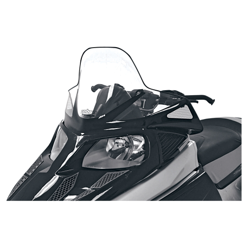 Powermadd - Powermadd Cobra Windshield - 16.5in. - Clear/Black Graphics - 10293010