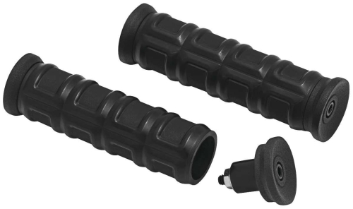 Kuryakyn - Kuryakyn Dillinger Grips - Satin Black - 7/8in. - 6679