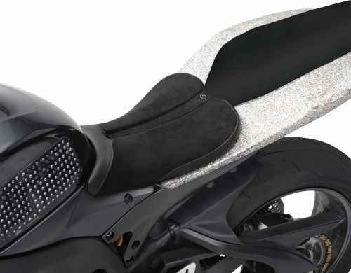Saddlemen - Saddlemen Gel-Channel Sport One-Piece Solo Seat with Rear Cover - 0810-0808