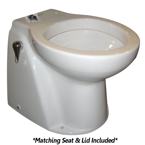 Raritan - Raritan Atlantes Freedom&reg; w/Vortex-Vac - Household Style - White - Freshwater Solenoid - Smart Toilet Control - 12v