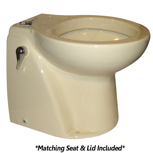 Raritan - Raritan Atlantes Freedom&reg; w/Vortex-Vac - Household Style - Bone - Remote Intake Pump - Smart Toilet Control - 12v
