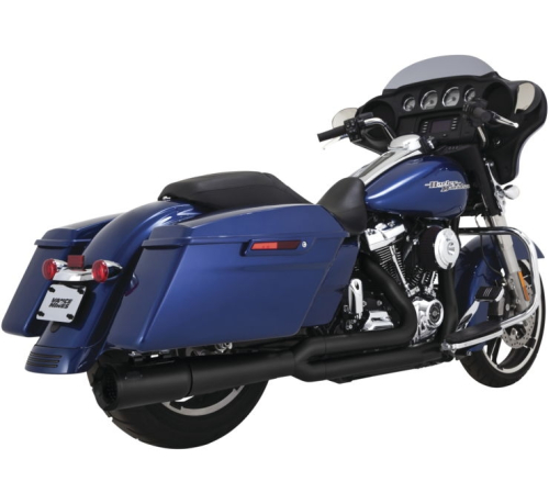 Vance & Hines - Vance & Hines Pro Pipe 2-into-1 Exhaust System - Black - 47383