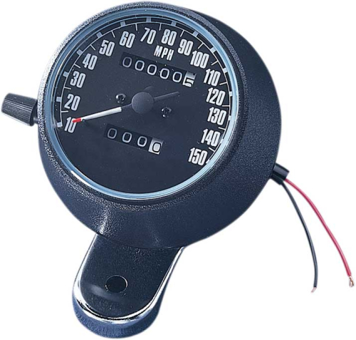 Drag Specialties - Drag Specialties Speedometer - 150 MPH - 2:1 Ratio - 72391-BX-LB1