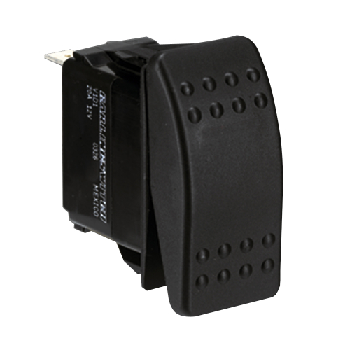 Paneltronics - Paneltronics DPDT (ON)/OFF/(ON) Waterproof Contura Rocker Switch - Momentary Configuration