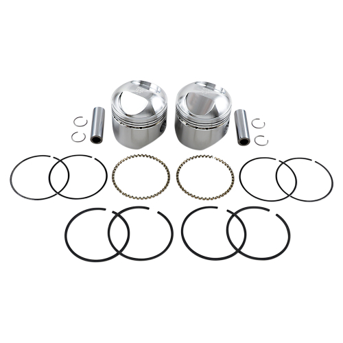 Wiseco - Wiseco K Piston Kit (74ci., Domed) - .020in. Oversize to 3.457in., 9:1 Compression - K1607