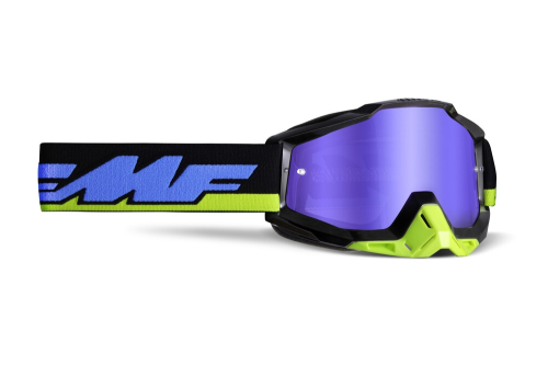FMF Racing - FMF Racing PowerBomb Talledega Googles - F-50037-00008 - Talledega / Blue Mirror Lens - OSFM