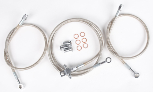 Streamline - Streamline 3-Line Brake Line Kit (+2in.) - Standard - TRX250R-F-2