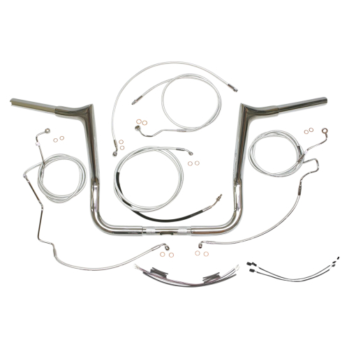 Magnum - Magnum 1-1/4in. Viking Bagger Handlebar Kit - 12in. - Chrome - 38834-412