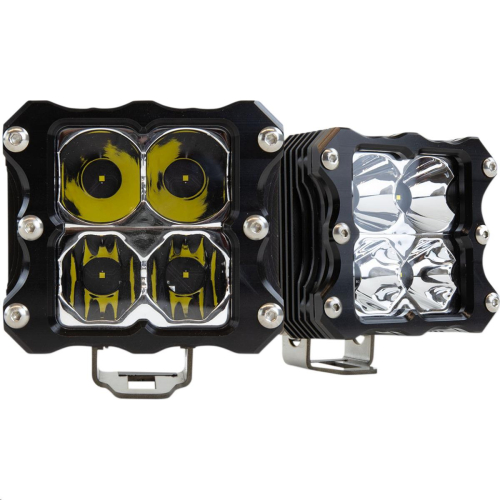 Heretic Studio - Heretic Studio 6-Series Quattro Combination Spot/Flood Light - Black - LB-6SQT132