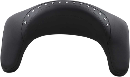 Mustang - Mustang Extended Arm Wrap-Around Backrest - Ultra Touring - Smooth - Chrome Studs - 75332