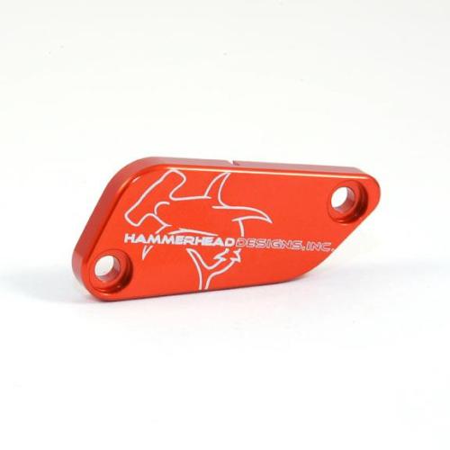 Hammerhead Designs - Hammerhead Designs Front Brake Master Cylinder Cover - Orange - 35-0561-00-40