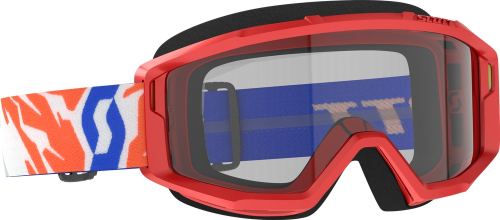 Scott USA - Scott USA Primal Youth Goggles - 403026-0004043 - Red / Clear Lens - OSFM