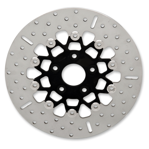 EBC - EBC 10 Button Floater Wide Band Brake Rotor - Black - RSD019BLK