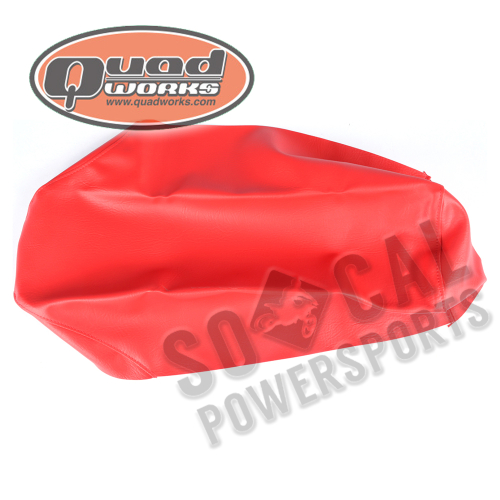 Quad Works - Quad Works Cycle Works Seat Cover - Red - 35-12096-02