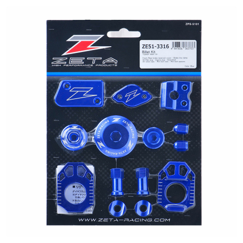 ZETA - ZETA Billet Kit - Blue - ZE51-3316