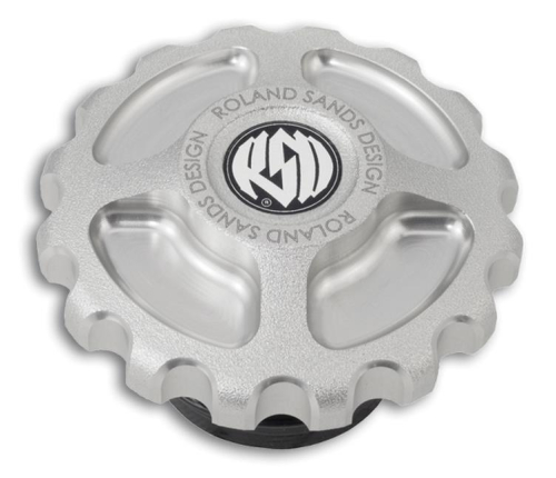 RSD - RSD Billet Aluminum Gas Cap - Gear Drive - Machine Ops - 0210-2006-SMC