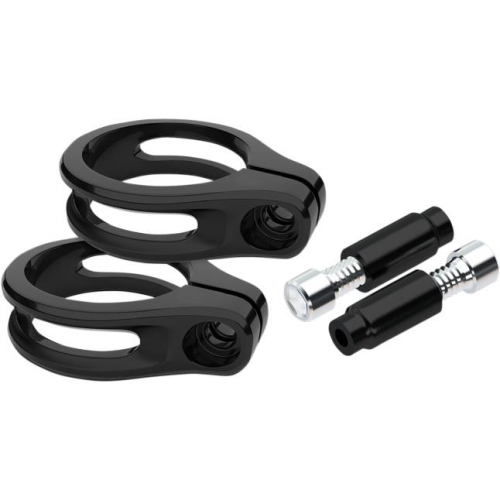 RSD - RSD Gloss Black Turn Signal Fork Mounts - 39mm - 0207-2011-B
