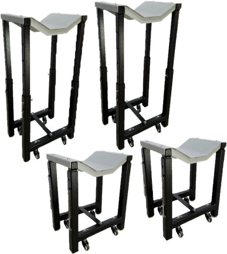 Ideal - Ideal UTV Wheel Stand Set - 4 - WHLSTDKITUF2500EHXBK