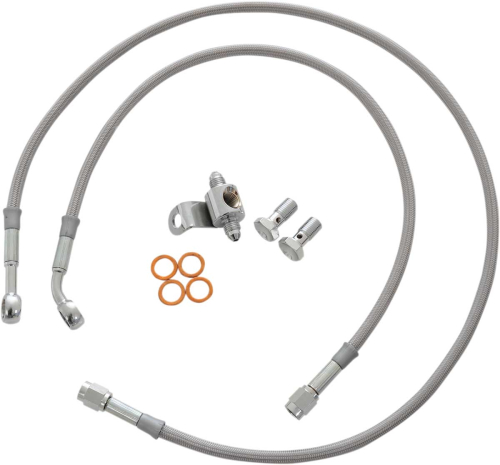 Goodridge - Goodridge Rear OEM-Style DOT/TUV Brake Line Kit - Stock Length - HD9217-A