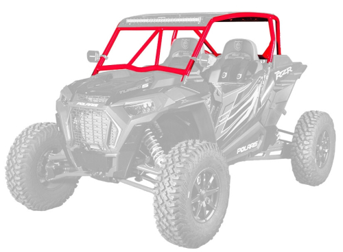 Pro Armor - Pro Armor Asylum Cage with Intrusion Bars - Red - P191C028RD