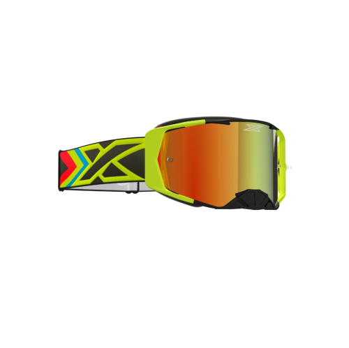 EKS Brand - EKS Brand Lucid Goggles - 067-11050 - Flo Fire / Red Mirror Lens - OSFM