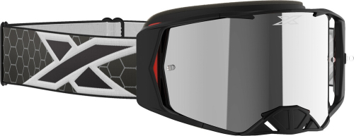 EKS Brand - EKS Brand Lucid Goggles - 067-11000 - Alta Black/White / Silver Mirror Lens - OSFM