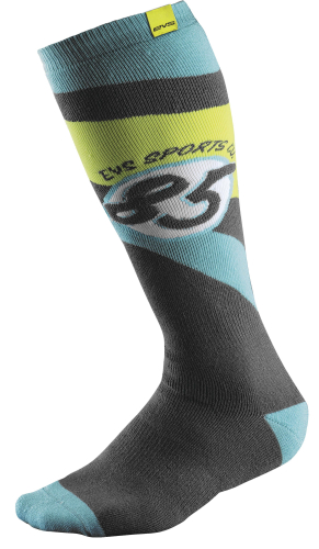 EVS - EVS Moto Cosmic Socks - MSOCKCO-TFBU-L/XL - Tiffany Blue - Lg-XL