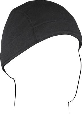 Zan Headgear - Zan Headgear Flydanna Bamboo/Cotton Headwrap - ZB114 - Black - OSFM