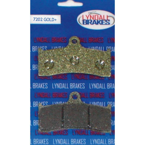 Lyndall Racing Brakes - Lyndall Racing Brakes Gold+ Brake Pads - 7202-GPLUS