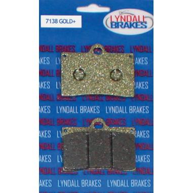 Lyndall Racing Brakes - Lyndall Racing Brakes Gold+ Brake Pads - 7138-GPLUS