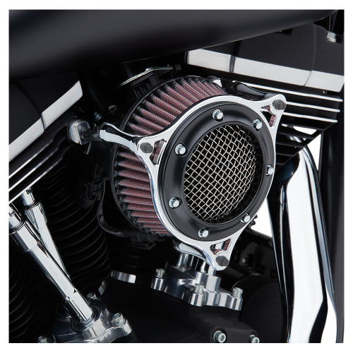 Cobra - Cobra RPT Air Intake - Black Ring with Chrome Frame - 606-0102-05BC