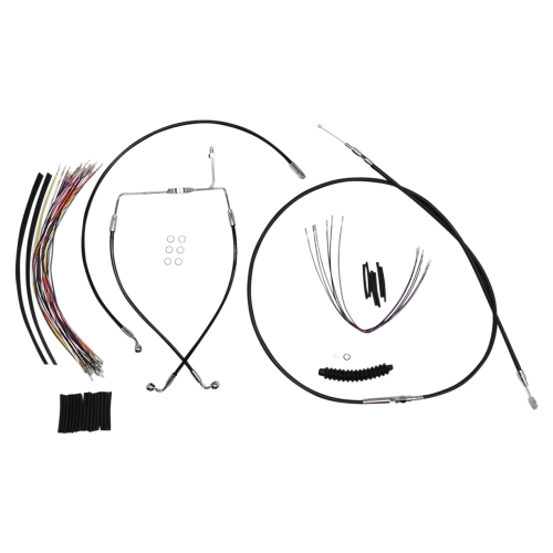 Magnum - Magnum Black Vinyl XR Handlebar Installation Kit for 15-17in. Ape - 489302