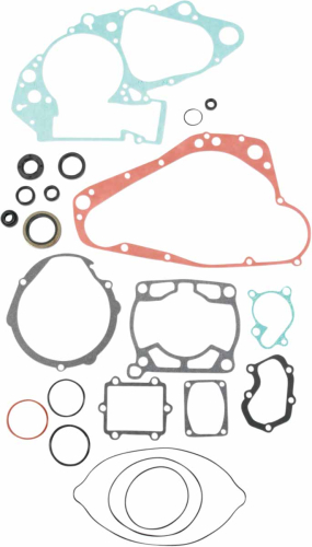 Moose Racing - Moose Racing Complete Gasket Kit with Oil Seals - 811577MSE