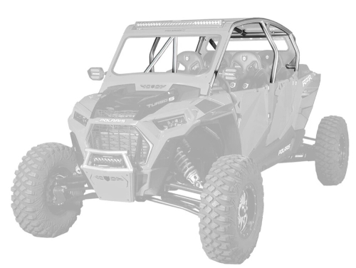 Pro Armor - Pro Armor Asylum Cage with Intrusion Bars - Sparkle Silver Metallic - P188C048SSM