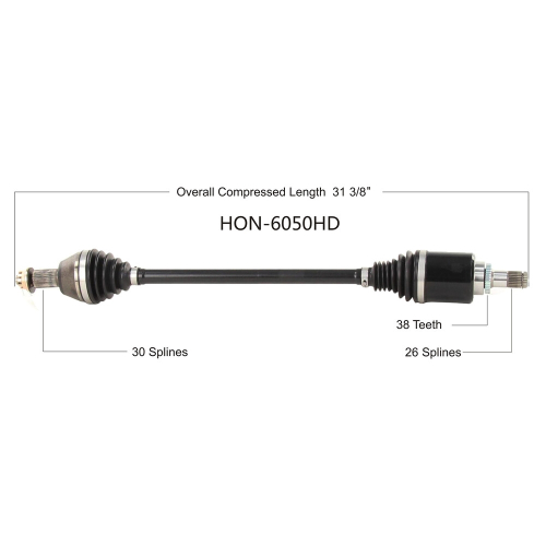 Open Trail - Open Trail HD 2.0 Front Axle - HON-6050HD