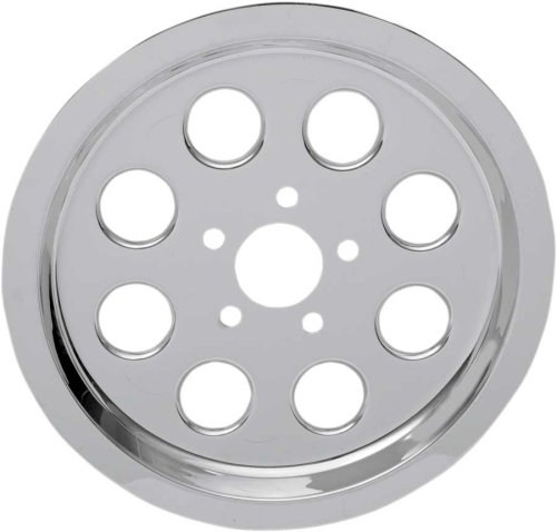 Drag Specialties - Drag Specialties Chrome Outer Rear Pulley Insert - 80039S6