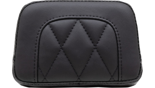 Mustang - Mustang Standard Touring Sissy Bar Pad - Diamond Stitch - Black - 88205